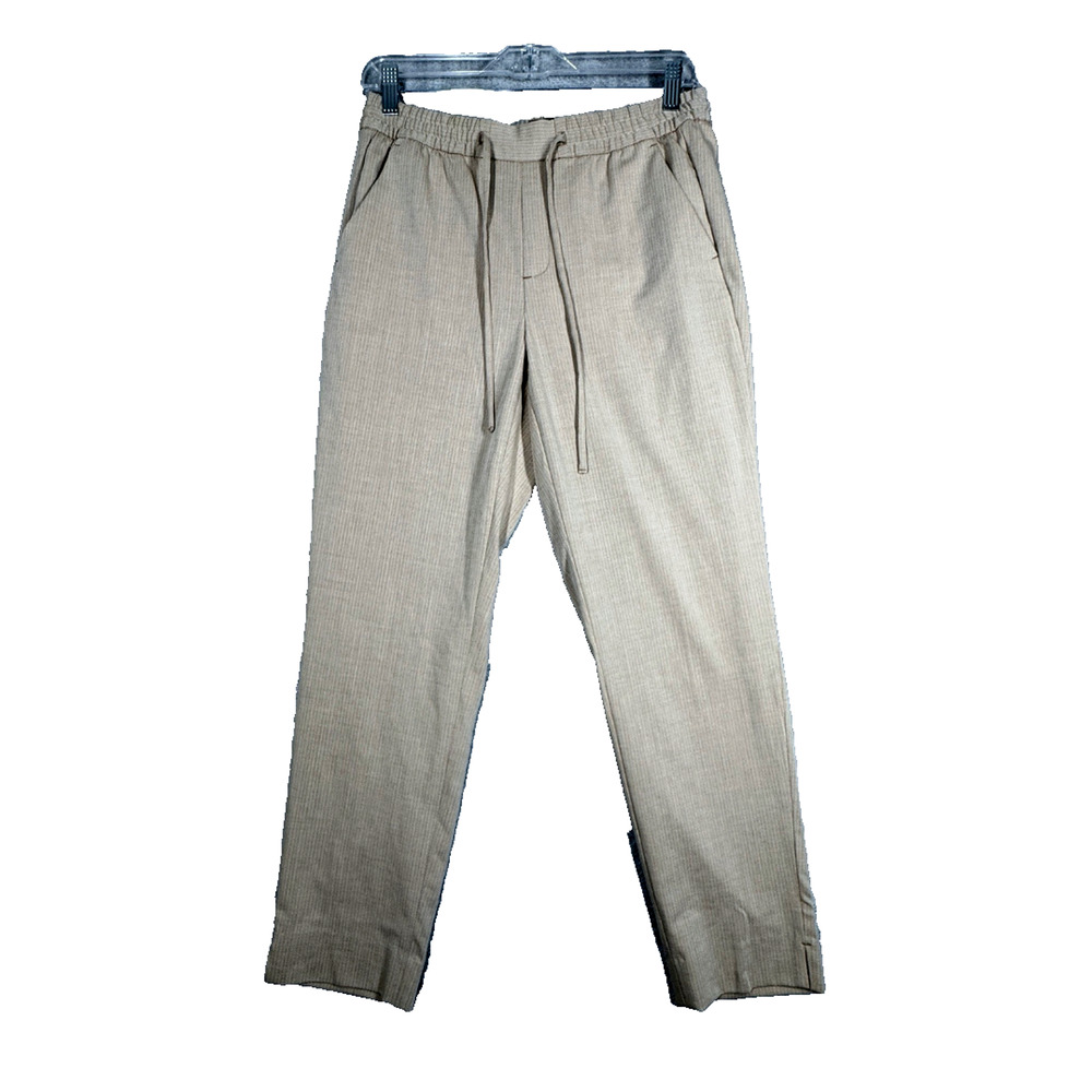 Banana Republic Pants Women 4 Tan Houndstooh Pull On Hayden Pant Workwear Preppy
